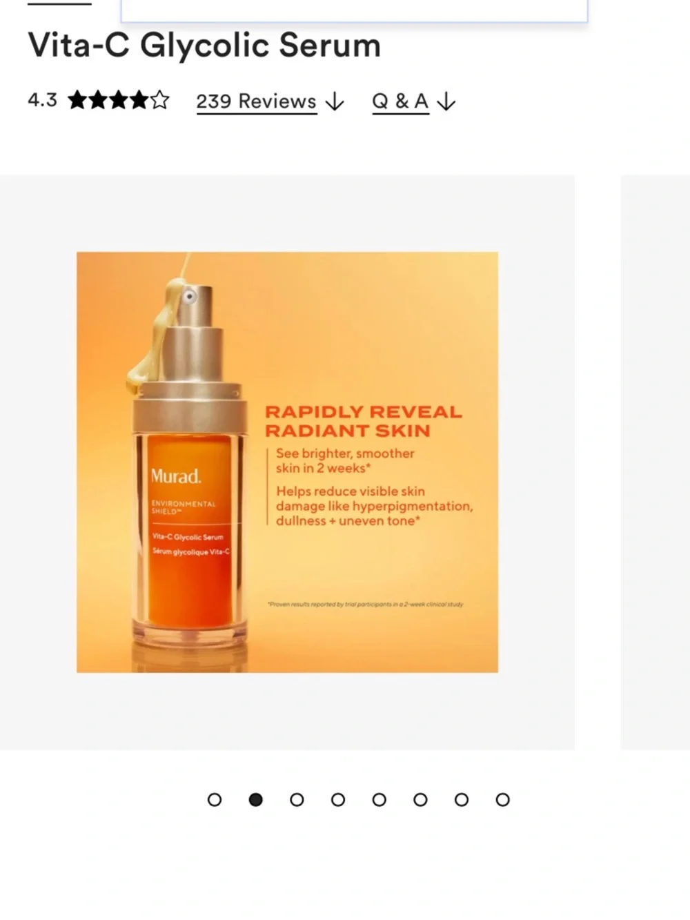Murad benefits dramatically